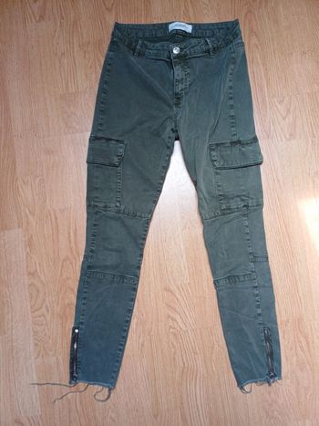 Pantalon style jean kaki