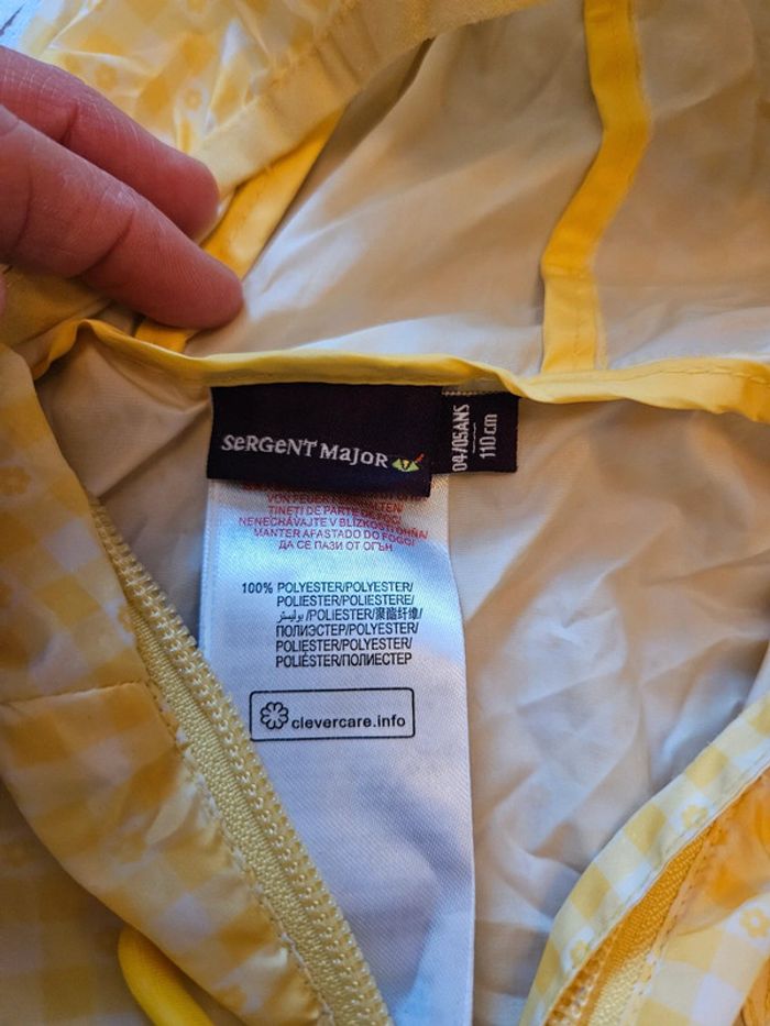 Imperméable pliant type Kway Sergent Major 4/5ans. - photo numéro 8