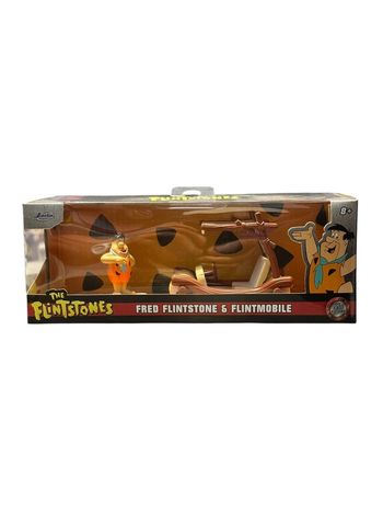 Véhicule miniature The Flinstones Fred Flinstone et Flintmobile 1:32 Jada Toys neuf