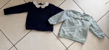 Lot pull petite fille 