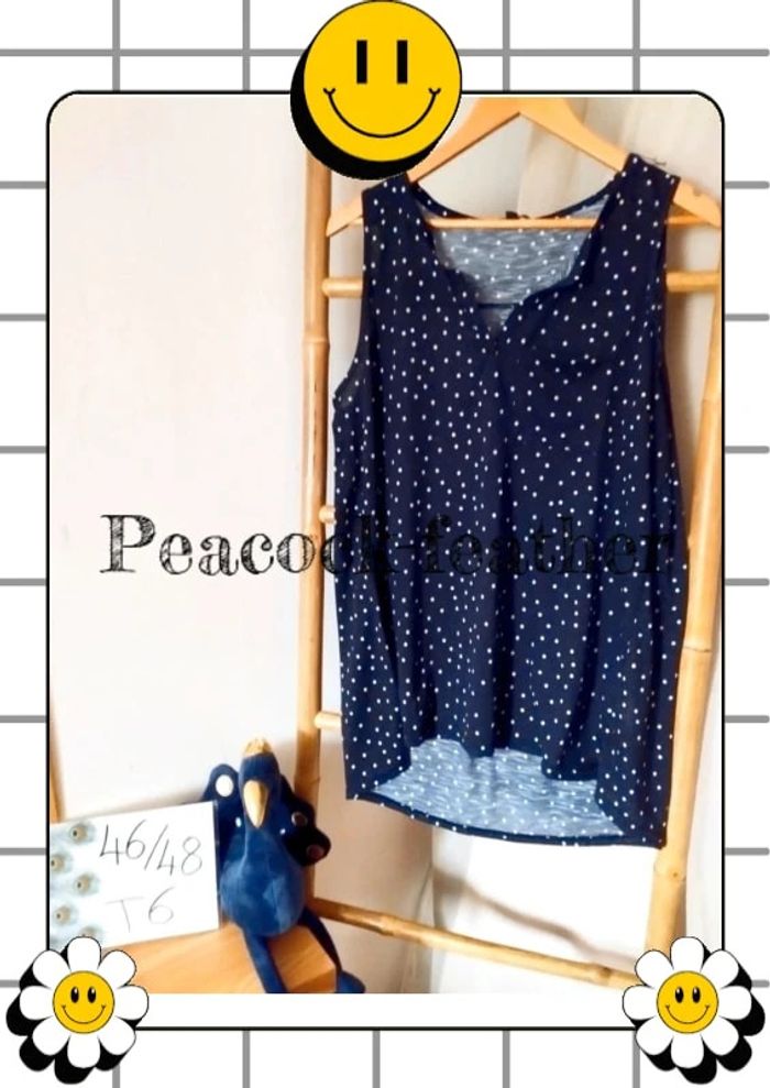 Débardeur pois Kiabi 46/48