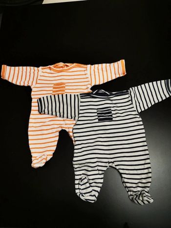 Lot de 2 pyjamas 1 mois