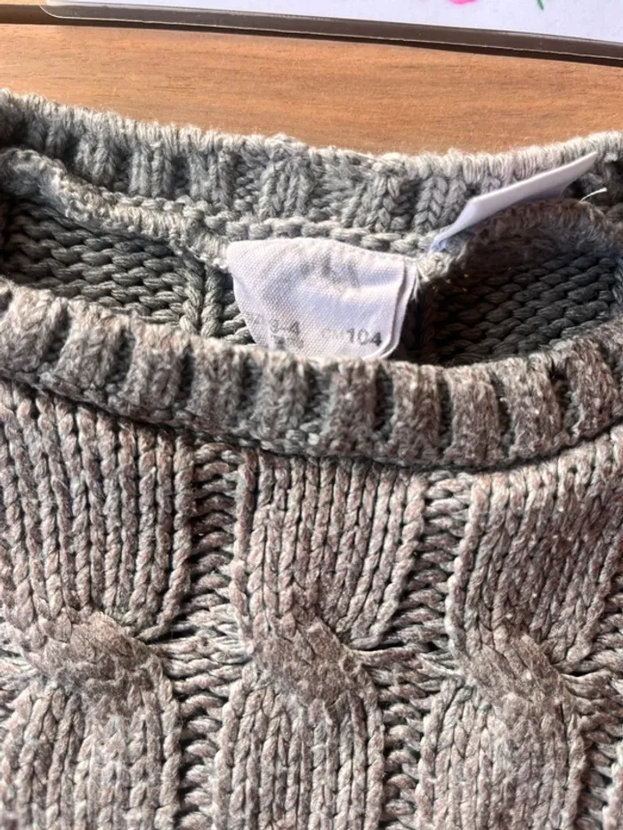 Pull en maille Zara 4 ans - photo numéro 2