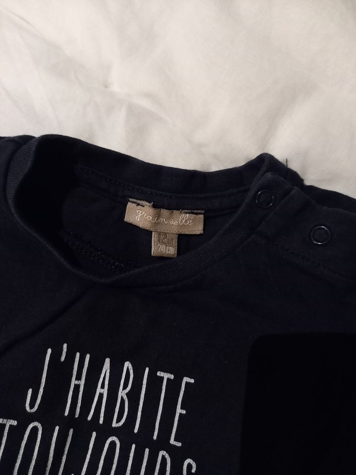 Tee-shirt manches longues en 12 mois - photo numéro 2