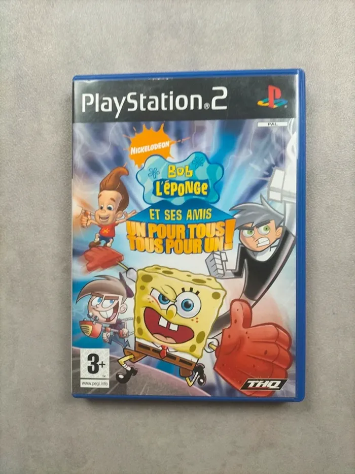 Jeu PS2 – Bob l’Éponge et ses amis : Un pour tous, tous pour un !