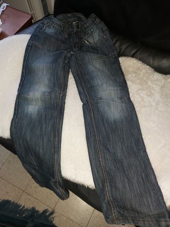 Pantalon garçon fourré bleu taille 134