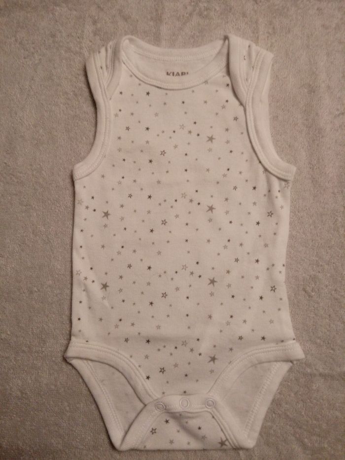 Body Kiabi 3 mois (réf perso C53)(familleac72)
