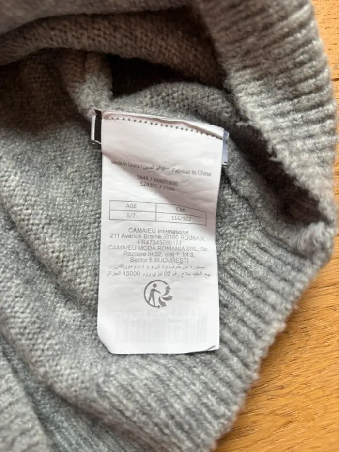 Pull d’hiver camaïeu 7 ans - photo numéro 6