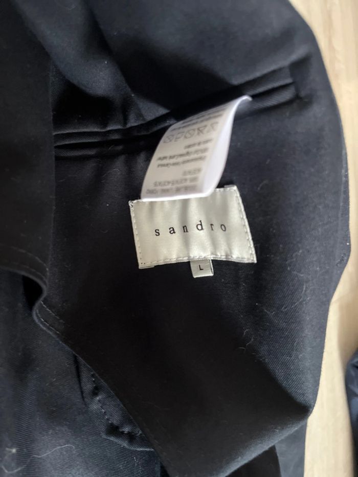 Trench Homme L bleu marine Sandro - photo numéro 9