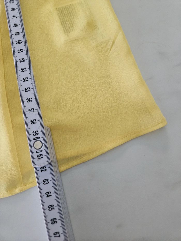 Yessica blouse jaune en voile taille 38 - photo numéro 13