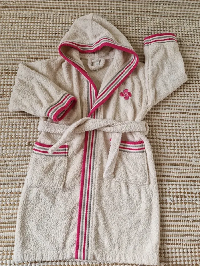 Peignoir enfant Linge Basque 4 ans