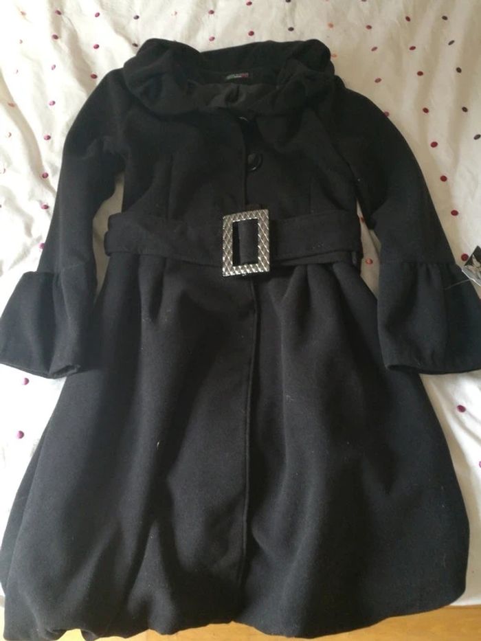 Manteau noir femme