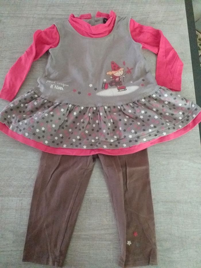 Ensemble robe/legging 18 mois