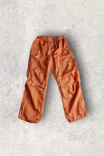 Survetement pantalon Iets Frans orange toile parachute taille S
