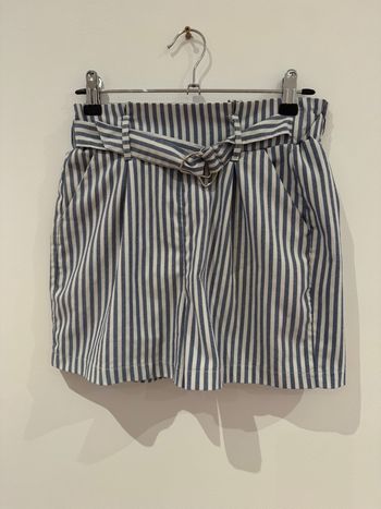 Short Jennyfer S 36 bleu et blanc rayé 