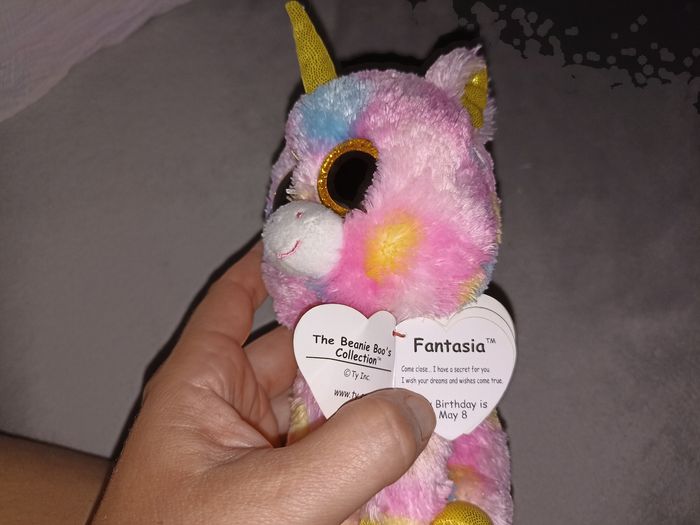 Peluche ty licorne - photo numéro 2