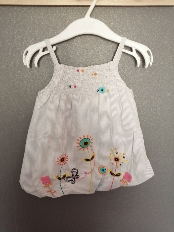 Robe à bretelles fines 6 mois - photo numéro 2