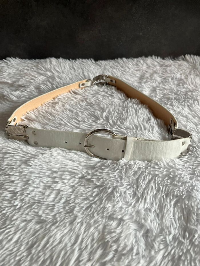 Ceinture blanche 100cm Neuf
