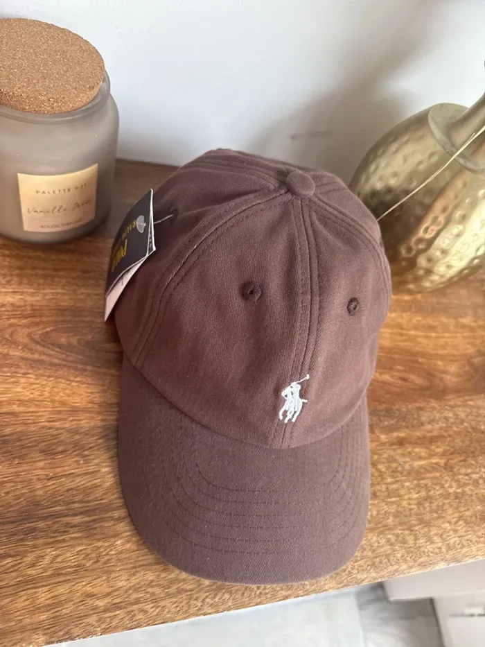 Casquette polo, Ralph Lauren marron