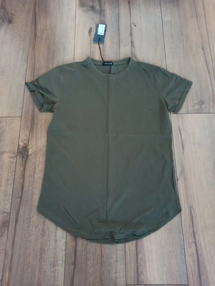 Tee shirt kaki uni homme S