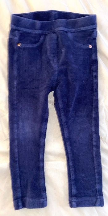Pantalon velours côtelé bleu marine kiabi 24 mois