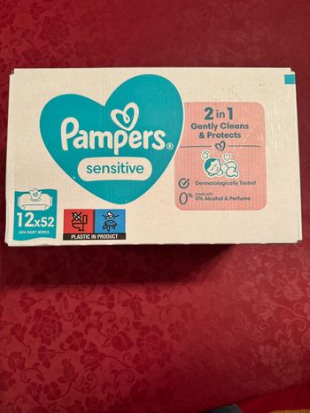 Lingettes Pampers Sensitive