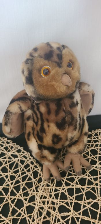 Peluche  Chouette Hibou Puy du Fou Parc Bal des Oiseaux Fantômes