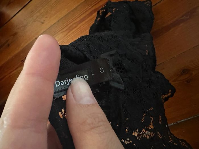 Brassière darjeeling t1 noir dentelle - photo numéro 5