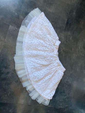 Jupe tutu dentelle blanche 4 ans Vertbaudet