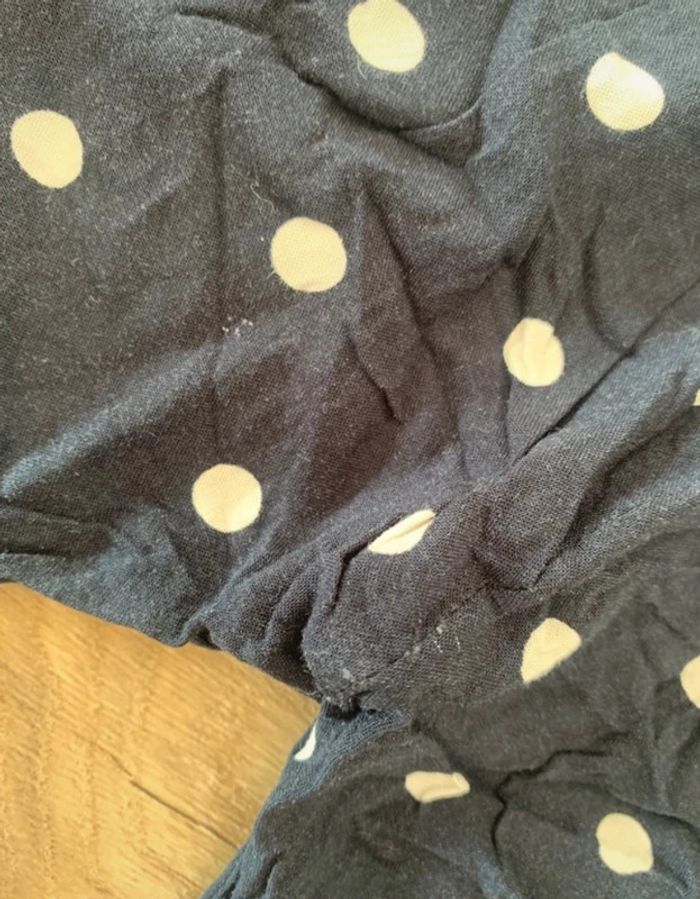 Ensemble fille pentalon leger/fluide a pois et t-shirt - 9mois - kiabi - photo numéro 10