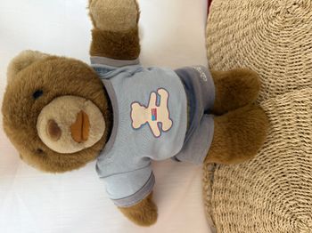 Peluche doudou Ours Brun Habillé Short Tee-shirt Lulu Castagnette
