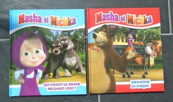 Lot de 2 livres "Masha et Michka"