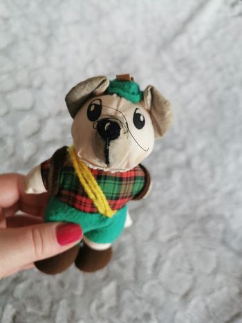 Peluche à ventouse souris vintage