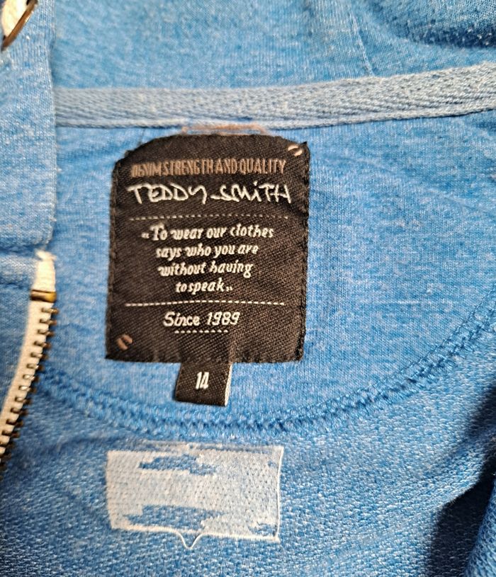 veste à capuche sweat-shirt gilet sport teddy Smith 14ans - photo numéro 2