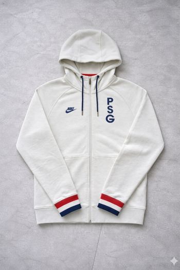 Sweat à capuche Nike PSG - Collection Sportswear - Blanc Cassé - S