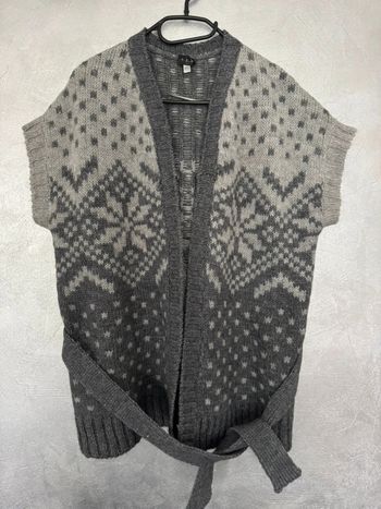 Cardigan sans manches 1-2-3 taine 38/40