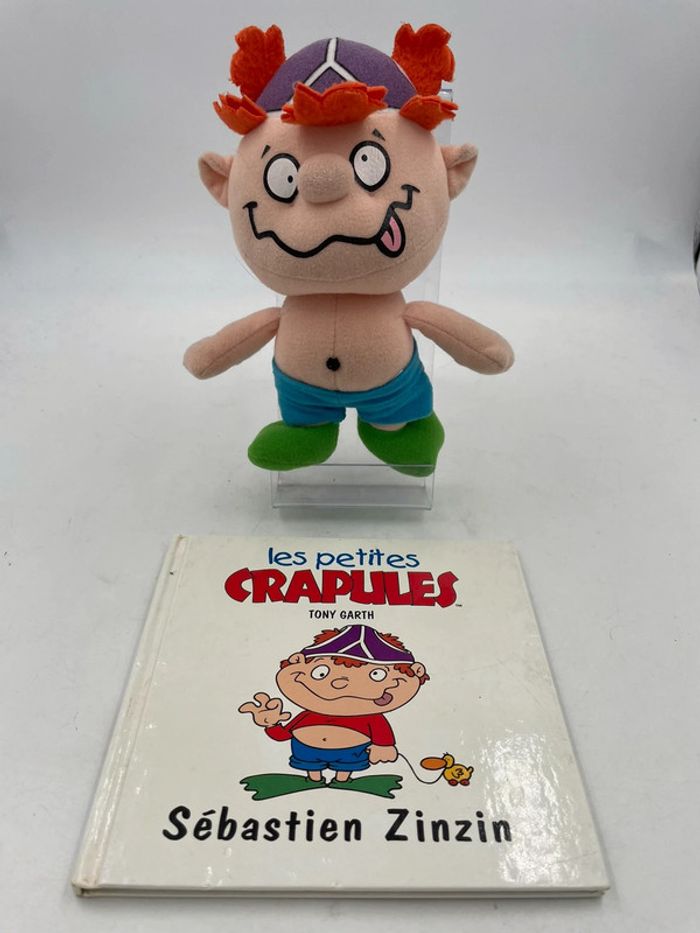 Livre + peluche les petites crapules Sébastien Zinzin
