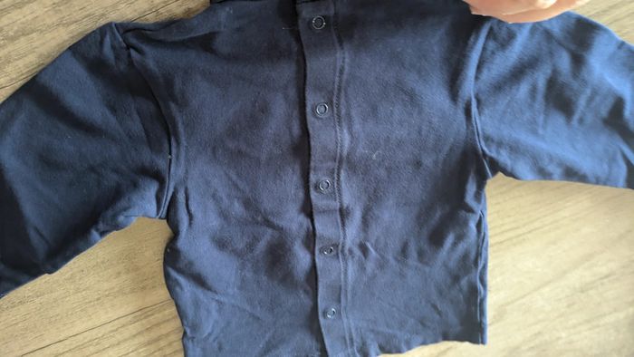 T.shirt à manches longues col monté chat - photo numéro 3