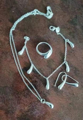 Ensembles de bijoux en argent s925 neuves 