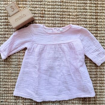 Robe gaz de coton 3mois / 60cm