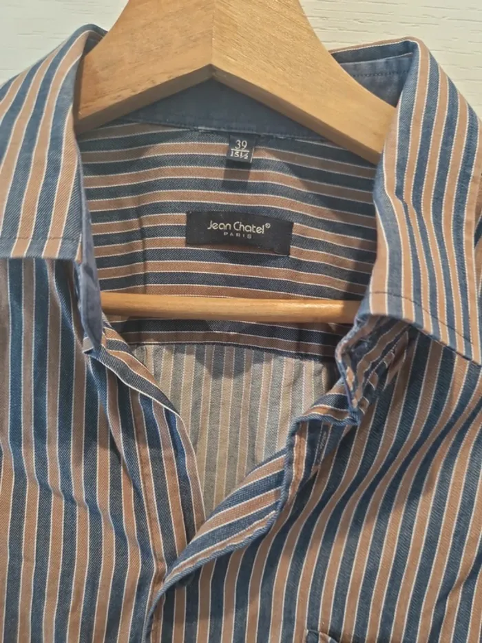 Tres belle chemise vintage année 90 taille m made in France bye chatel - photo numéro 3