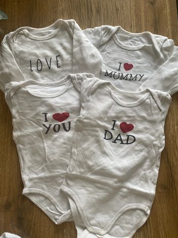 Lot de 4 bodies manches longue