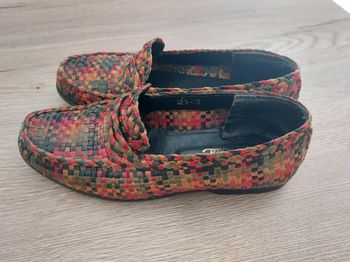 Chaussures Toscania mocassins tressés multicolores 38,5