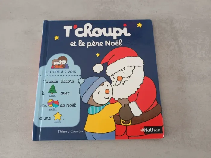 Livre T'choupi et le père Noël