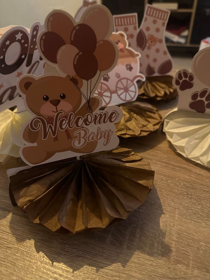 Décoration de table baby shower - photo numéro 2