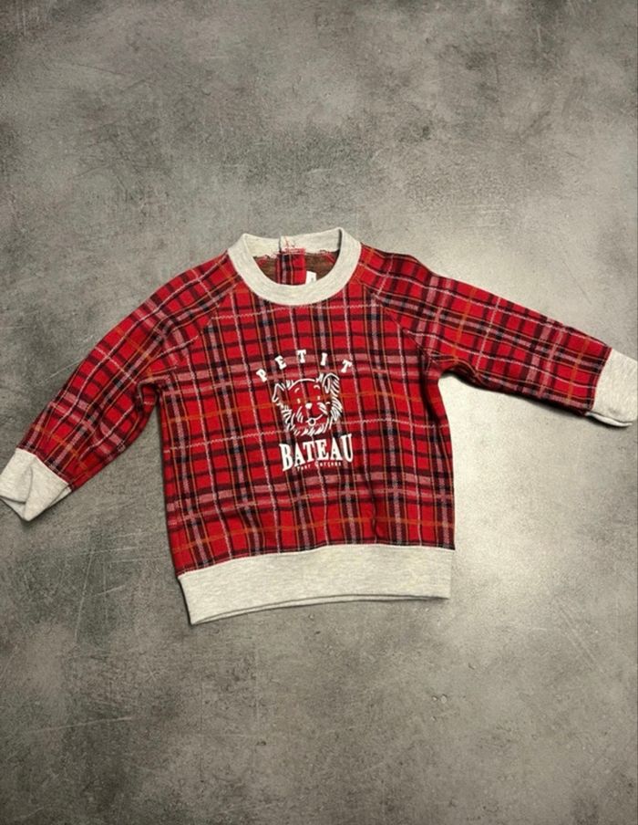 Petit bateau - pull - 6 mois - neuf