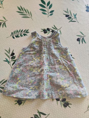 Robe velours Taille 6 Mois Grain de blé