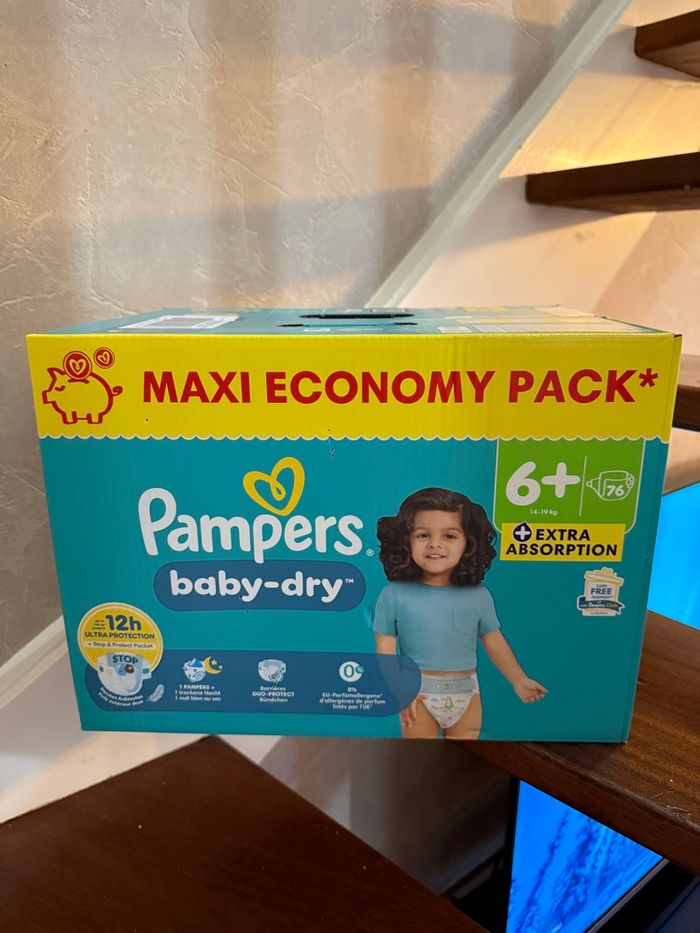 Pampers Maxi pack taille 6+