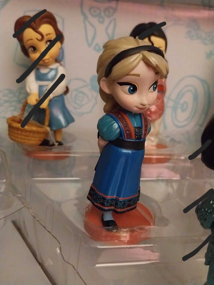 3 Figurines Animators Anna Elsa Kristoff Reine des Neiges Disney - photo numéro 4