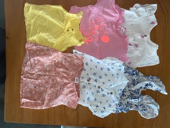 Lot de 6 hauts été